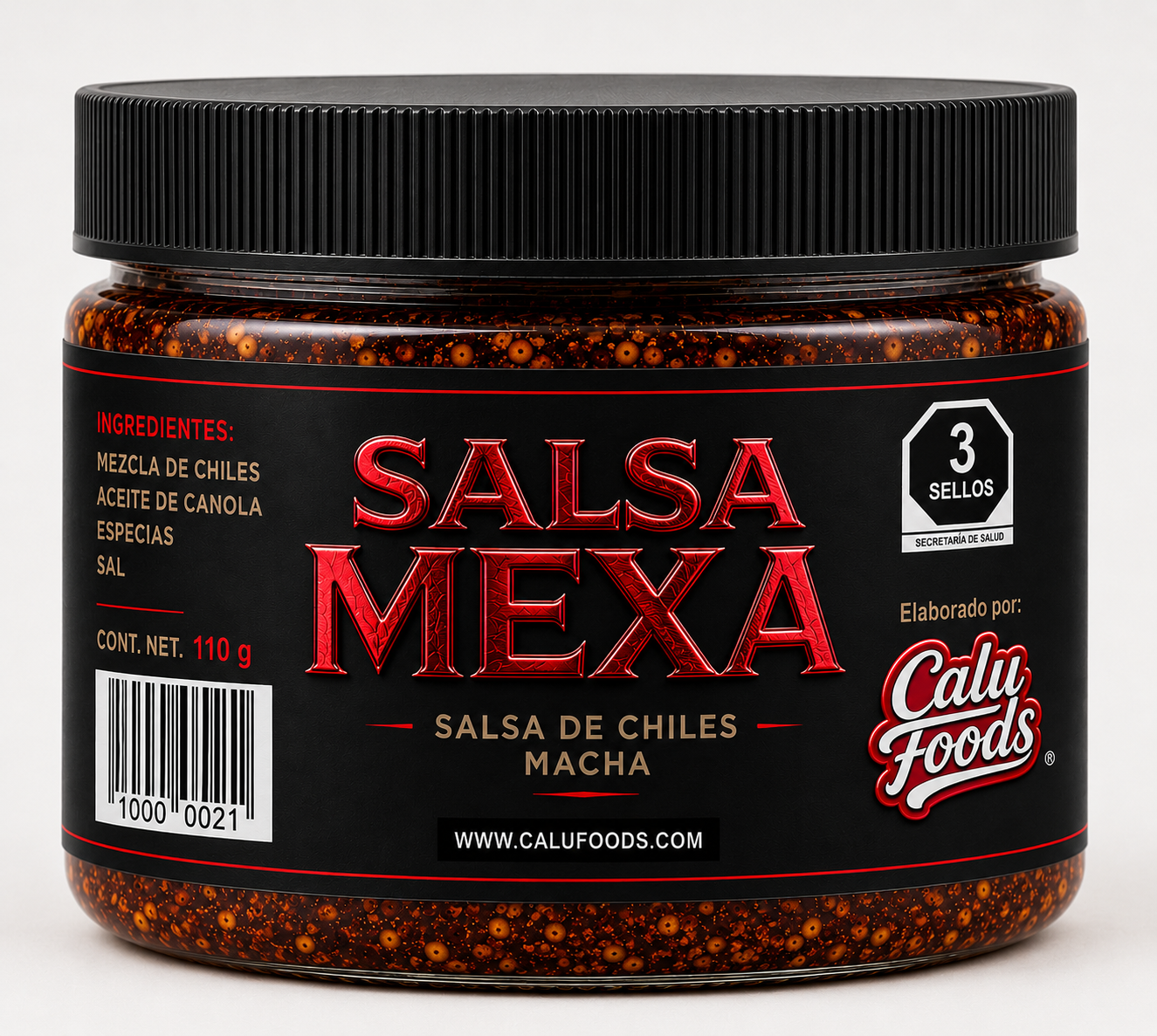 Frasco de Salsa Mexa de 110 gramos