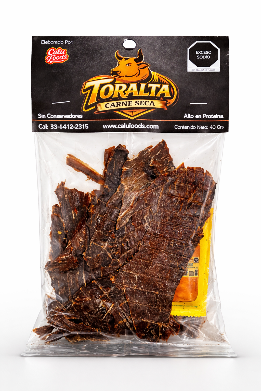 Bolsa de carne seca Toralta de 40 gramos